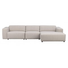 RO Willard 4-Seater R-Sofa Light Beige